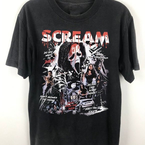 Scream Vintage Halloween T shirt, Scream Movie Crewneck shirt, Scream Unisex tee - Picture 1 of 2
